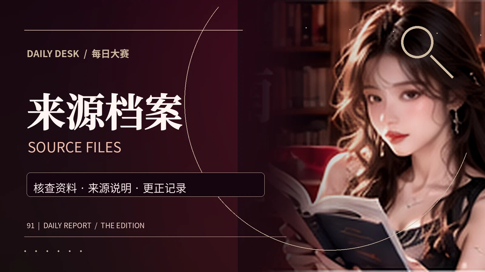 来源说明主题视觉